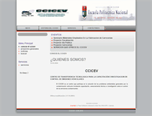 Tablet Screenshot of ccicev.epn.edu.ec